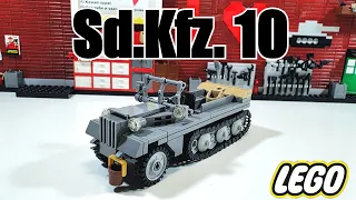 LEGO самоделка: Sd.Kfz 10 . Сборка для подписчиков!