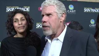 Skin Trade: Ron Perlman & Blake Perlman Exclusive Premiere Interview | ScreenSlam