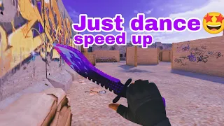 Just dance🤩🤩🤩(speed up) Красивый мувик с ножом 😍