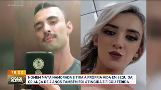 Homem mata namorada após flagrá-la com o ex, atira nele e na filha dela em Santa Cruz das Palmeiras
