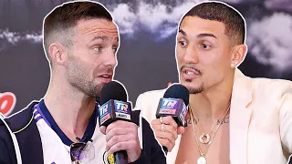 JOSH TAYLOR VS TEOFIMO LOPEZ • FULL FINAL PRESS CONFERENCE & HEATED FACE OFF!