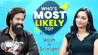 KGF 2 stars Yash & Srinidhi Shetty play HILARIOUS Who's Most Likely To