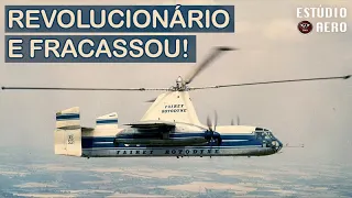 É um avião ou helicóptero? O ROTODYNE teria revolucionado a aviação, mas FRACASSOU