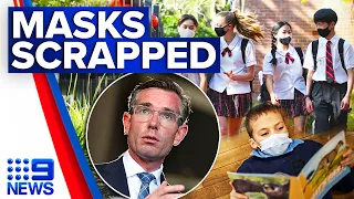 Mask rules to be scrapped in NSW schools | Coronavirus | 9 News Australia