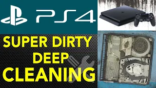 Reviving a Super Dirty PS4: A Deep Cleaning PlayStation 4