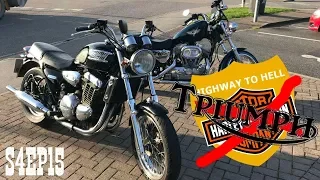 Forget the Harley, lets take the Triumph Thunderbird! :)