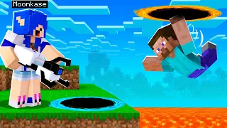 usei uma portal gun sem meus Inscritos saberem para trollar eles... Minecraft