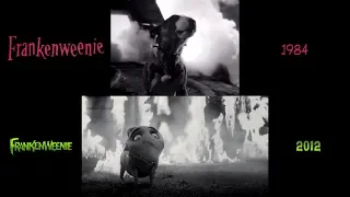 Frankenweenie 1984/2012 side-by-side comparison