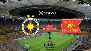 Fcsb - Viking - Conference League - FIFA 22 GAMEPLAY 4k 60Fps - MECIUL ZILEI