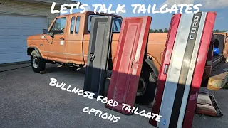 1980-86 bullnose ford truck tailgate options