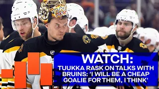 Tuukka Rask on talks with Bruins: 'I will be a Cheap Goalie for them, I think'