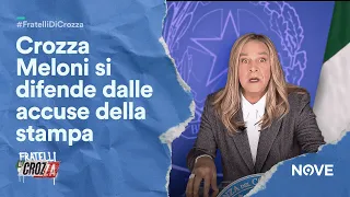 Crozza Meloni "Ho annientato Renzi, invece mi rompono perché mio cognato ha fermato un treno"