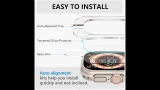 How To Install amBand Apple Watch Ultra Screen Protector