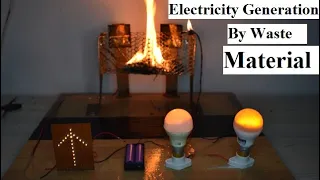 New Science Project, Free Energy Project, Electricity Generation By Waste Material