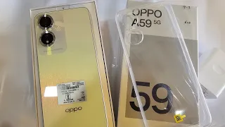 Oppo A59 5G Unboxing And First Impression!! Gold Color!! Beauty Camera!! Under 15K Price!! Boom💥 💥
