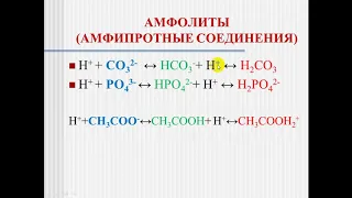 кислотно основное равновесие 1