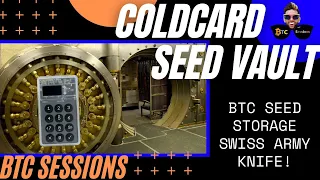 SEED VAULT: Store Many Bitcoin Seeds On A Single Coldcard - TUTORIAL