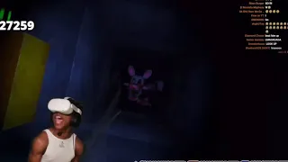 IshowSpeed plays FNAF VR and scared away Mangle 😂🤣