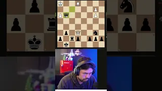 Oh No My Queen | GM Hikaru vs IM Eric Rosen  #chess #shorts