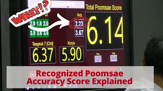 What is the ACCURACY score?| Recognized/Traditional | Poomsae with Master AJ