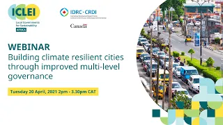 Webinar: Building climate resilient cities through improved multi-level governance