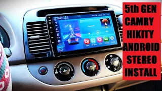 Hikity Android Stereo install on a Toyota Camry 2000-2006 #toyotacamryandroidstereo