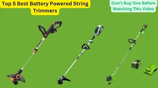 Best Battery Powered String Trimmers 2024 (Don't Buy One Before Watching This Video)