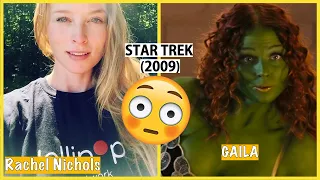 STAR TREK 2009 CAST   THEN AND NOW; Rachel Nichols instagram ticklenichols