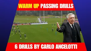 🔰High Intensity Passing Warm Up / 6 Drills by Carlo Ancelotti