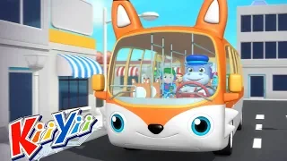 Wheels On The Bus Part 3 | KiiYii Songs for kids - Sing and Learn!