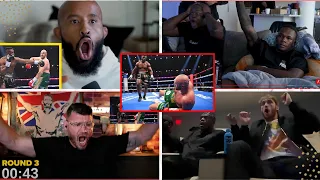 Tyson Fury Vs Francis Ngannou Celebrity Reaction