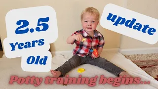 2 in a half year old update| potty training