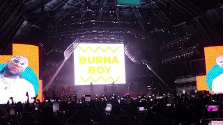 Burna Boy Performance South Africa