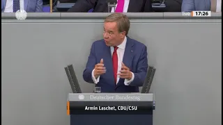 IRRSINN "C"DU  : REDE ARMIN LASCHET ( CDU ) AM 6.JULI IM DEUTSCHEN BUNDESTAG IN BERLIN.