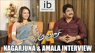 Nagarjuna & Amala interview about Akhil success - idlebrain.com