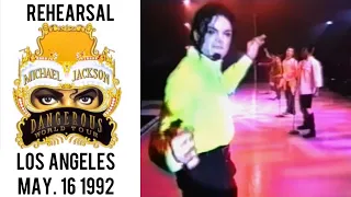 Michael Jackson - Dangerous Tour Rehearsal in Los Angeles (May 16, 1992)