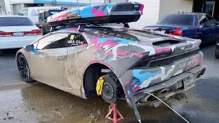 DESTROYED MY LAMBO! Regret driving it in the mud...