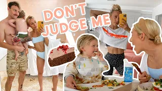 *don't judge me* What I ACTUALLY eat in a day | Full Day Of Eating +Vlog!!