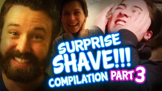 Hilarious Shaving Beards Surprise Compilation Part 3 | Families React!