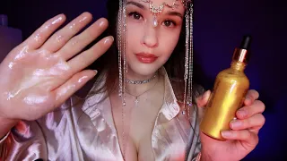 ASMR МАССАЖ лица и тела Маслом Oil Massage personal attention hand movements