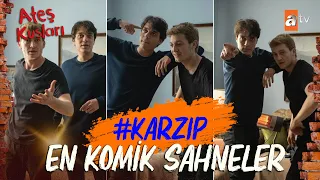 #KarZıp En Komik Sahneler 😂 | Ateş Kuşları Kolaj