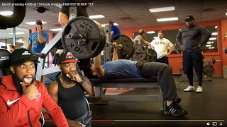 THIS SMALL DUDE HAS SUPER HUMAN STRENGTH! Bench pressing 410lbs  At 154lb Body Weight!