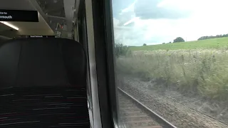 Leaving Norwich On A Greater Anglia Class 755 (2/8/19)