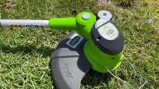 Greenworks 15-Inch Corded String Trimmer Review & How To Use