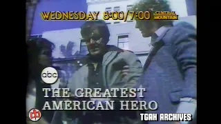 THE GREATEST AMERICAN HERO THE HIT CAR ABC PROMO MARCH 1981