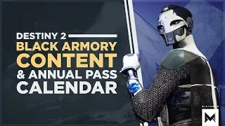 Destiny 2: Forsaken - New Black Armory Content Details & Annual Pass Gameplay Calendar Revealed