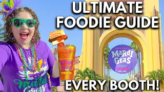 Ultimate Foodie Guide (EVERY BOOTH) Universal Orlando Mardi Gras 2024| Entertainment & Tribute Store