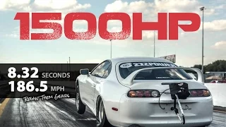 1500HP Supra 6 speed CRAZY fast!