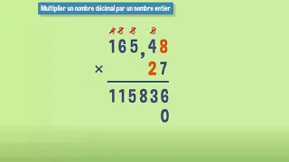 Multiplier un nombre décimal par un nombre entier - CM2