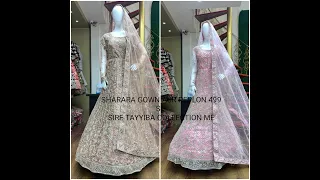 AB GHAR BAITHE PARTY WEAR AUR BRIDAL WEAR GOWN MAGAYE SIRF TAYYIBA COLLECTION SE